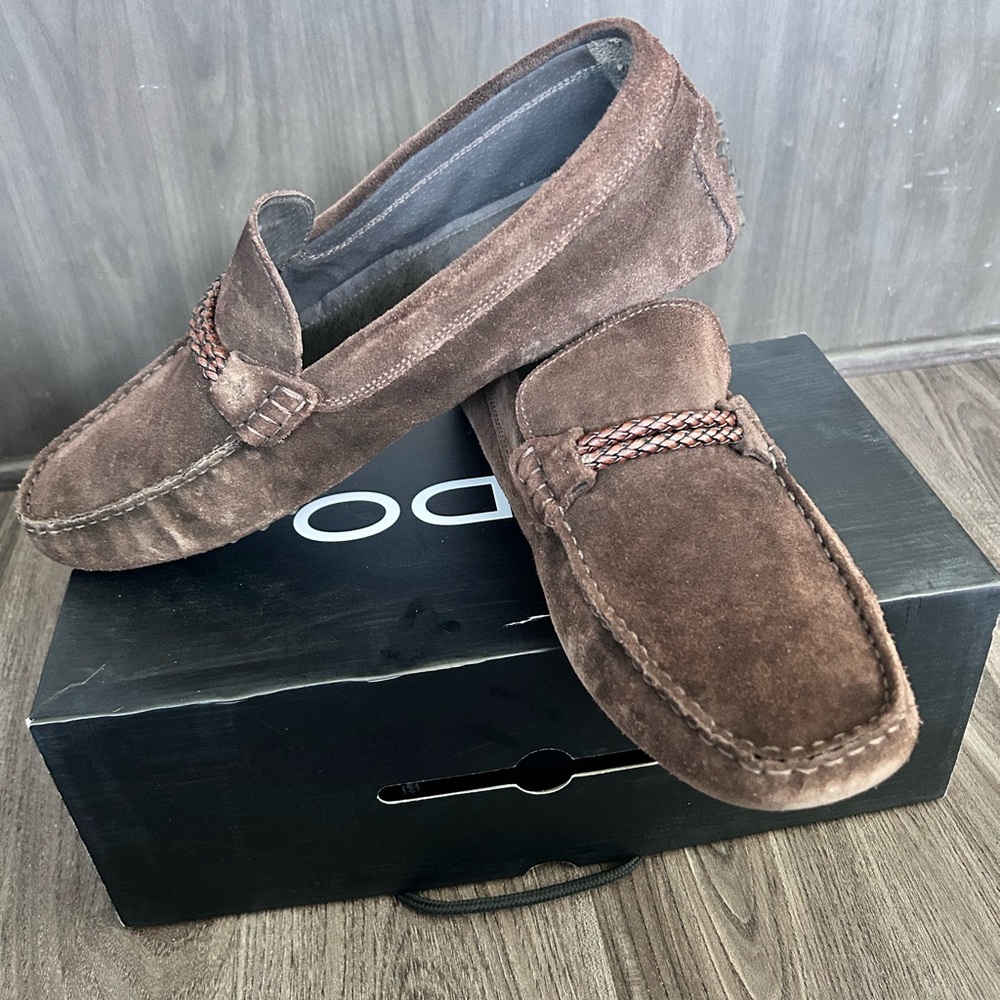 Brown Suede Loafers